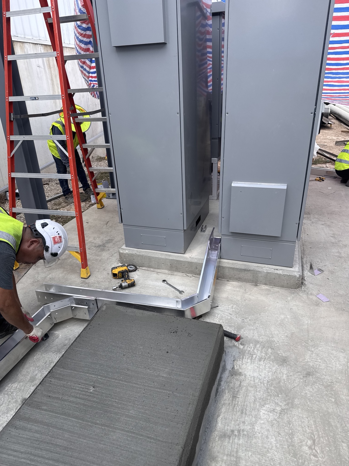 Field electrical installation in an industrial facility